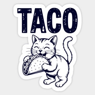 Taco Cat Sticker